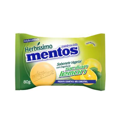 Sabonete Vegetal Herbíssimo Mentos Sicilian Lemon 80g